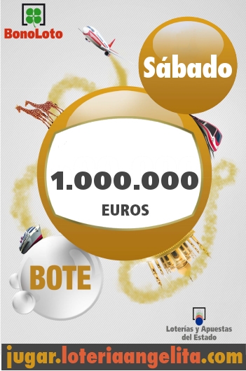 Sábado 28, Bote de 1.000.000 euros en BonoLoto