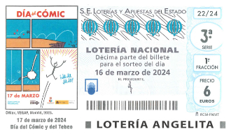 Lotería Angelita. Sorteo de Lotería Nacional. Sábado, 16 de Marzo del 2024